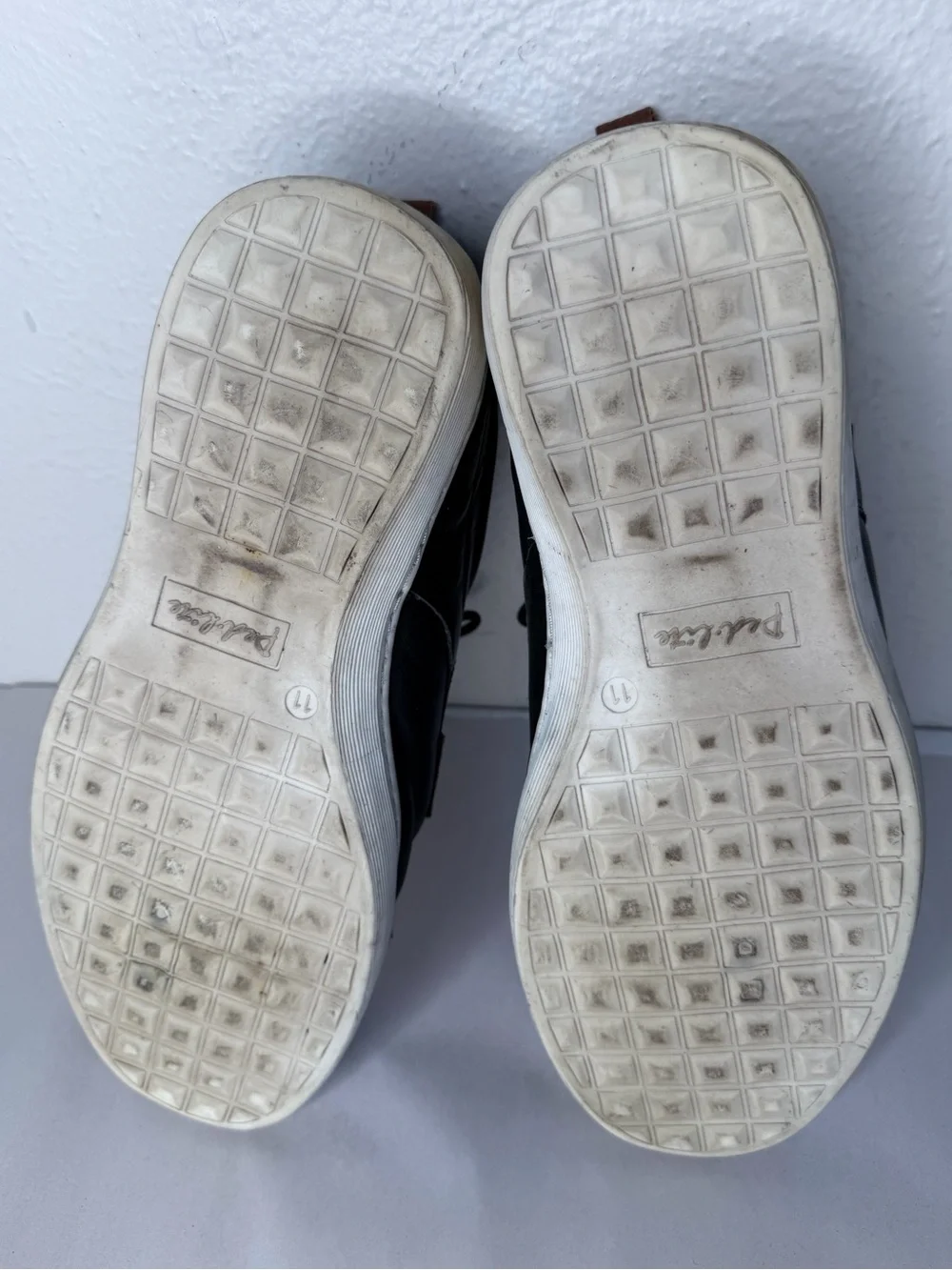 Ped Lite black leather lace up comfort shoe